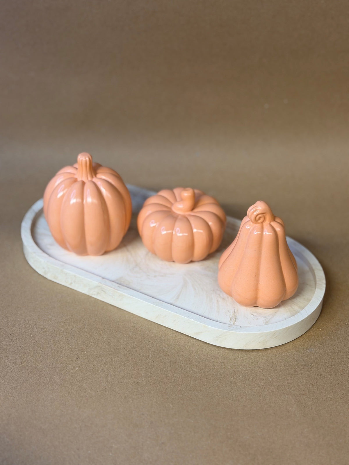 Decorative Pumpkins, Set of 3