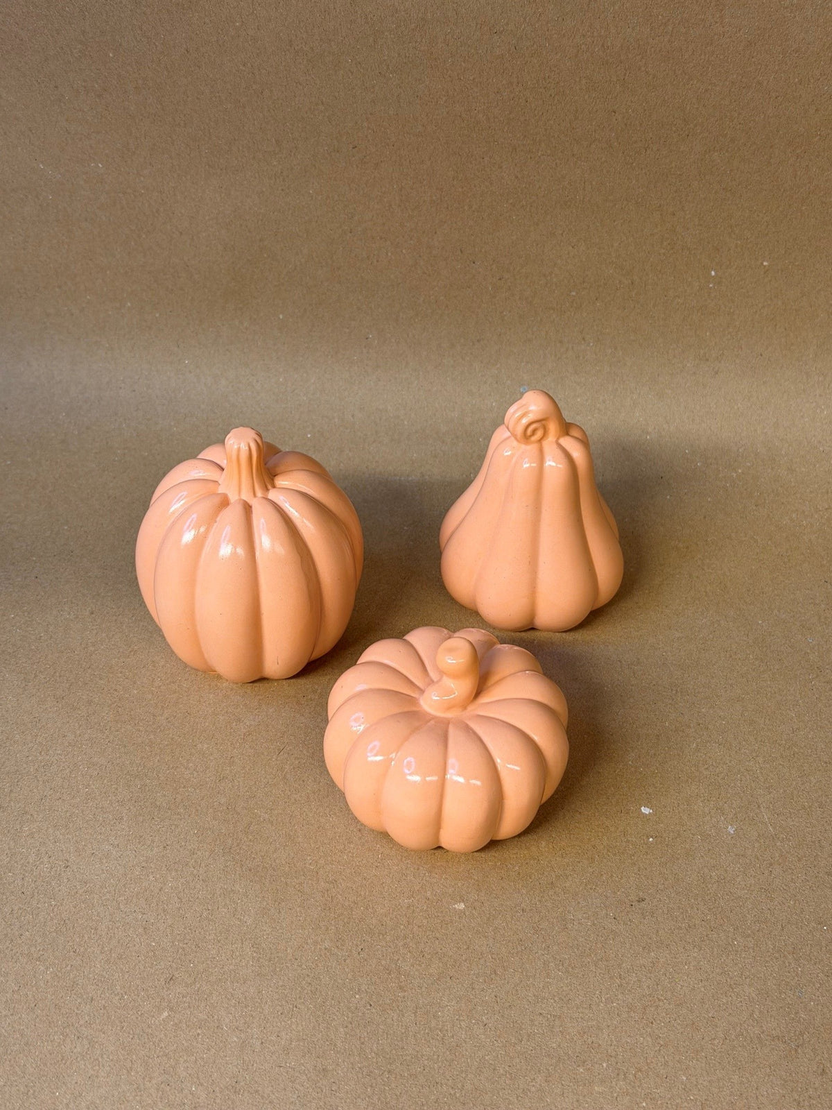 Decorative Pumpkins, Set of 3