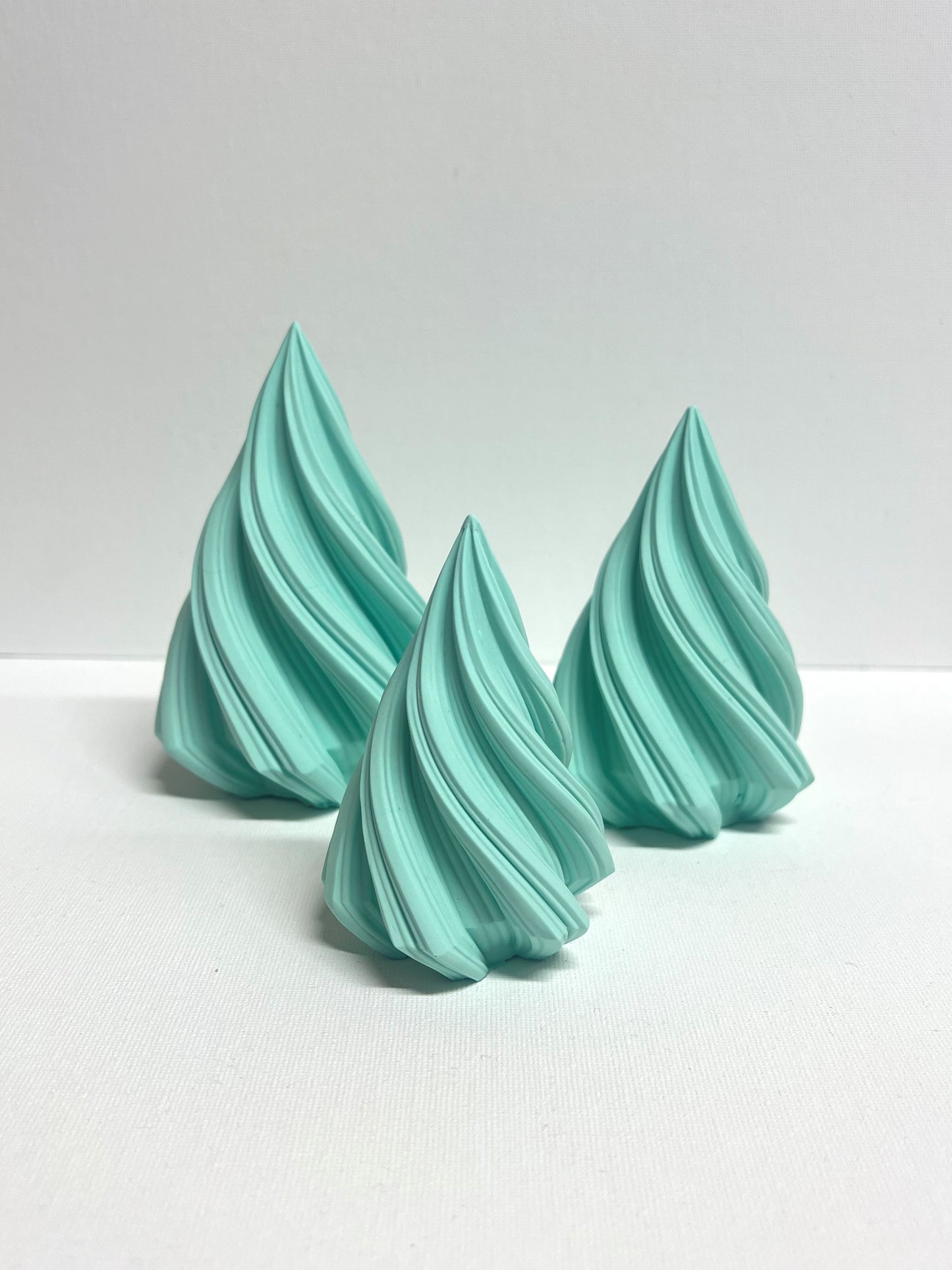 Swirley christmas tree - 3 pcs
