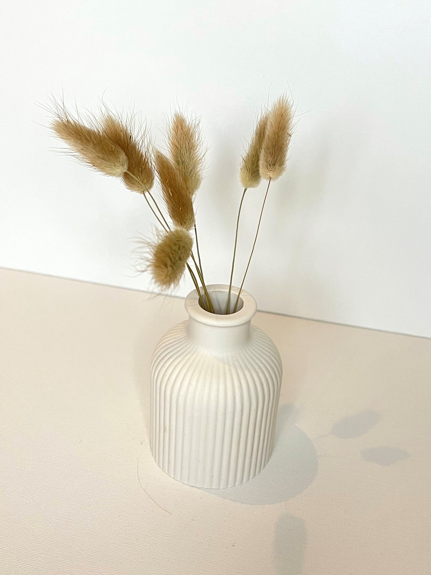 Ribbed vase