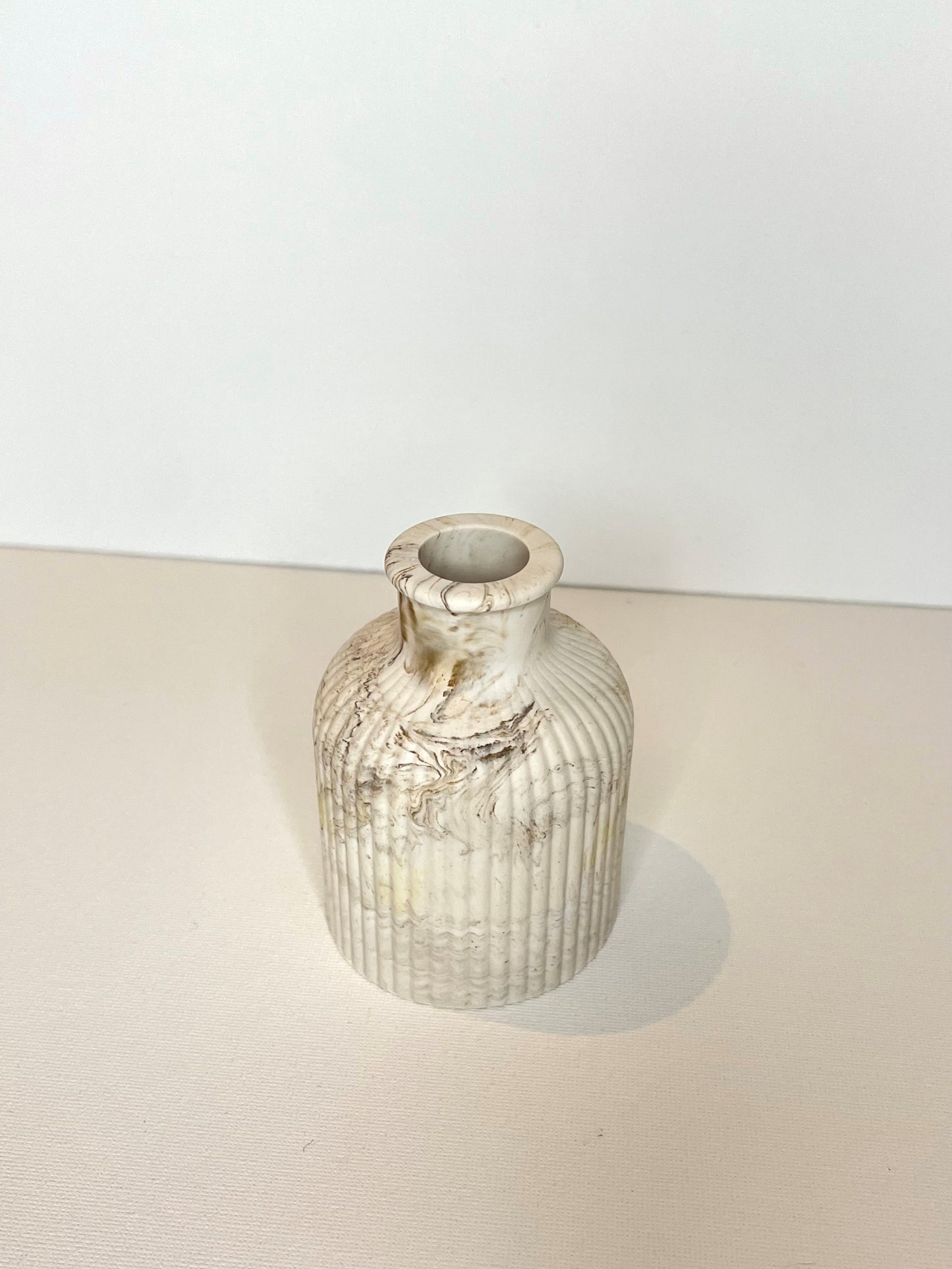 Ribbed vase