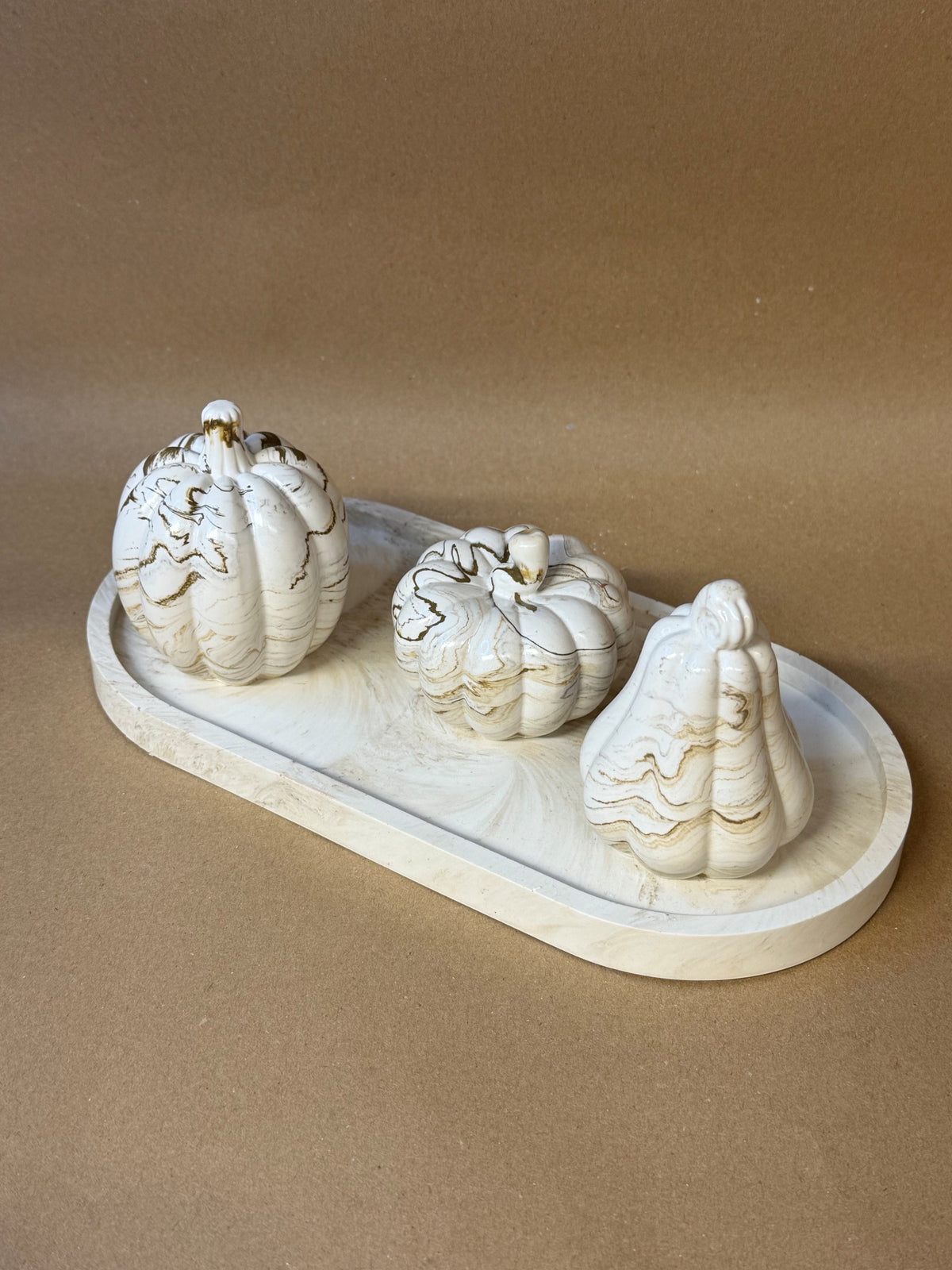 Decorative Pumpkins, Set of 3