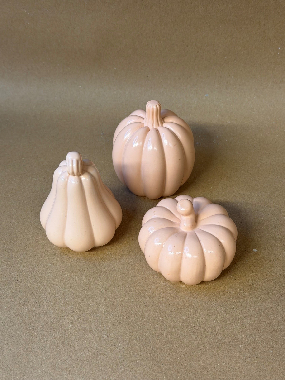 Decorative Pumpkins, Set of 3