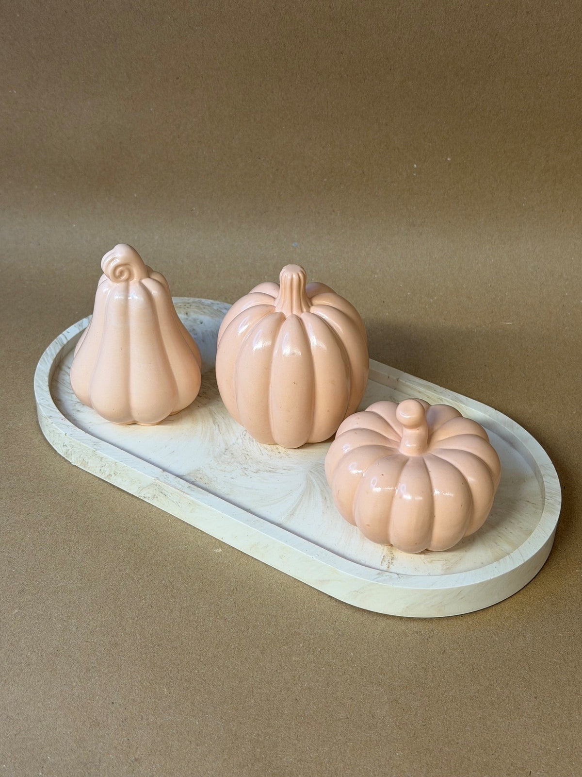 Decorative Pumpkins, Set of 3
